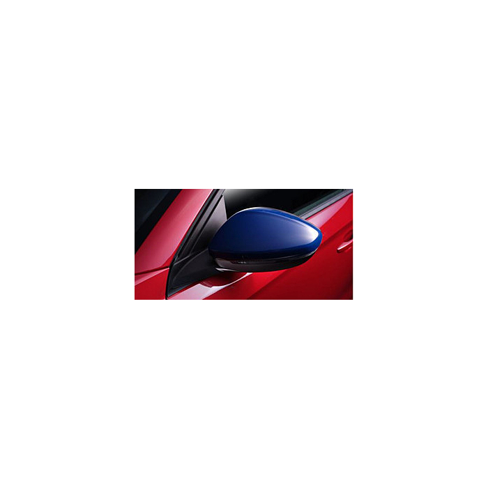 Opel Corsa F spiegelkappen blauw