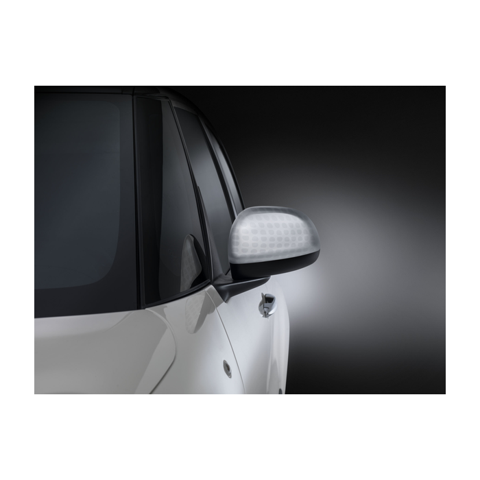 Fiat 500L spiegelkappen aluminium Techno-motief