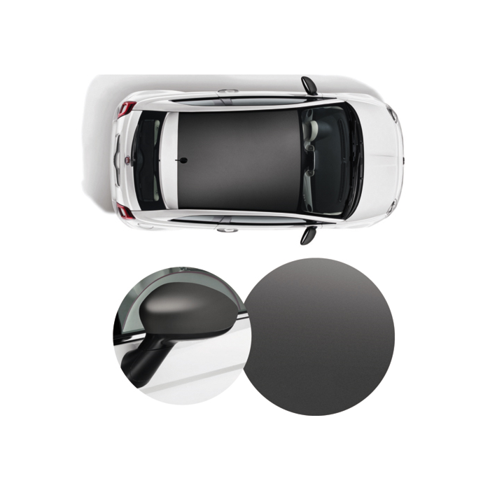 Fiat 500 wrapping pakket mat-titanium