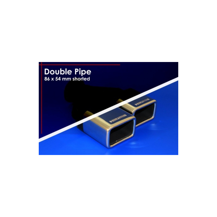 Musketier Citroën C3 2010 - .. sporteinddemper 2x86x54 mm 