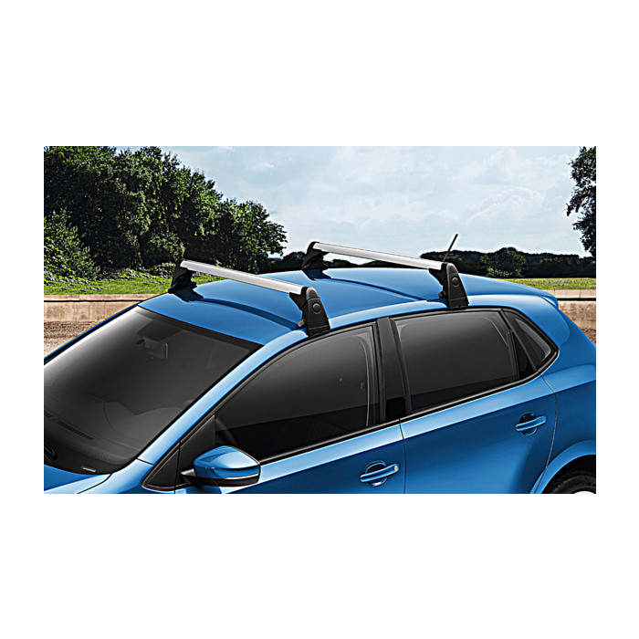 Volkswagen Polo 2005 - 2009 dakdragers, met dakrailing