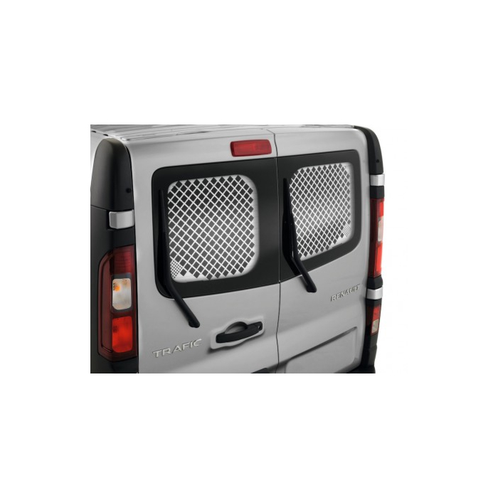 Renault Trafic / Opel Vivaro (2014 - 2019) raamrooster achter - klapdeuren