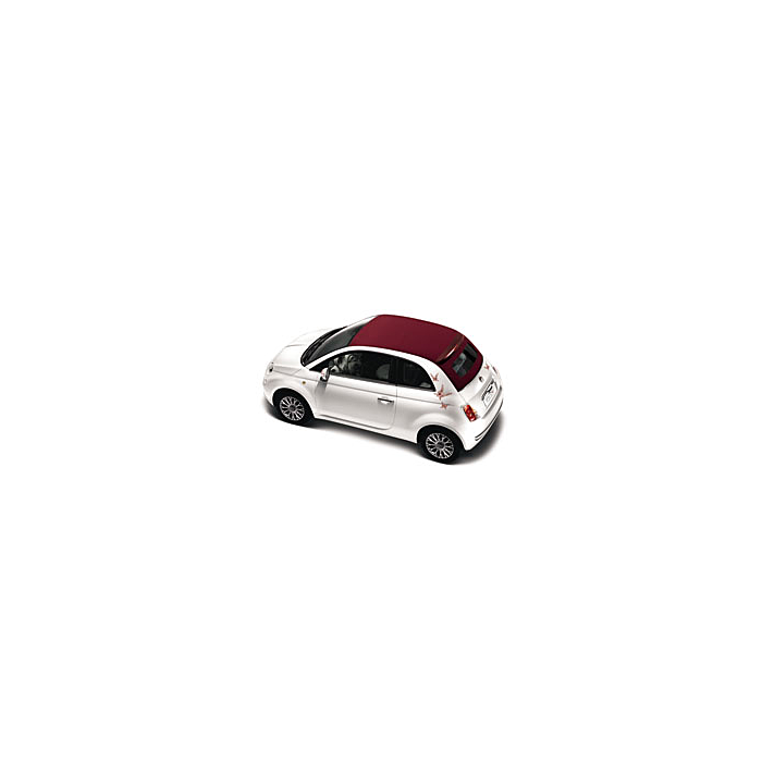 Fiat 500/500c sticker vlinder ivoor