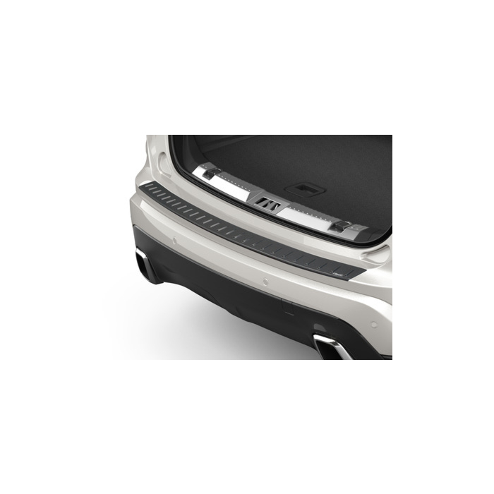 Ford Edge (09/2018 - ..) achterbumper beschermlijst, gevormd, mat grijs