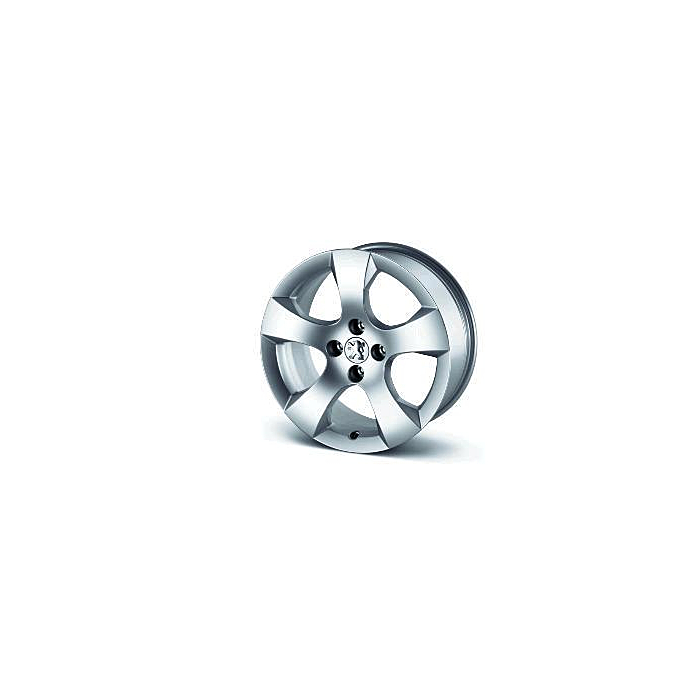 Peugeot lichtmetalen velgen Savara 17" 4-gats lichtgrijs set