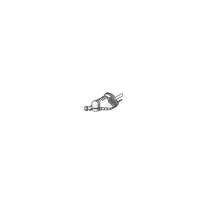 Opel Astra G station uitlaat 1.6 SPORT vanaf bouwjaar 2003