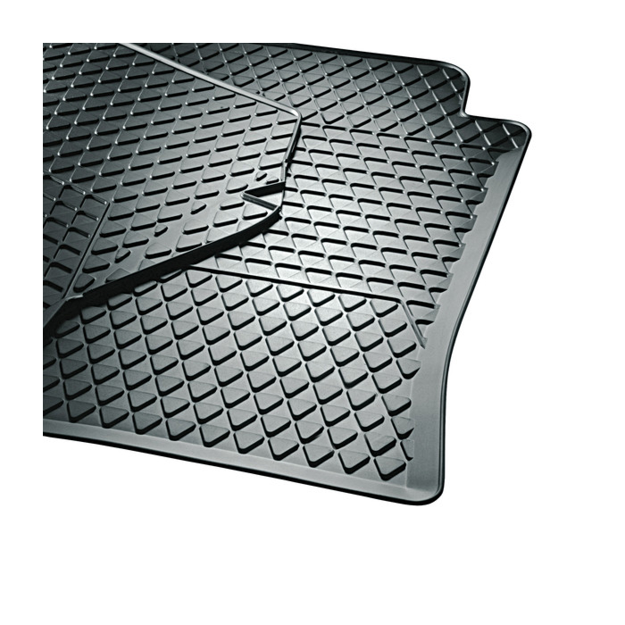 Volkswagen Caddy 2011 - 2015 all-weather vloermatten, voor (drukknop-bevestiging)