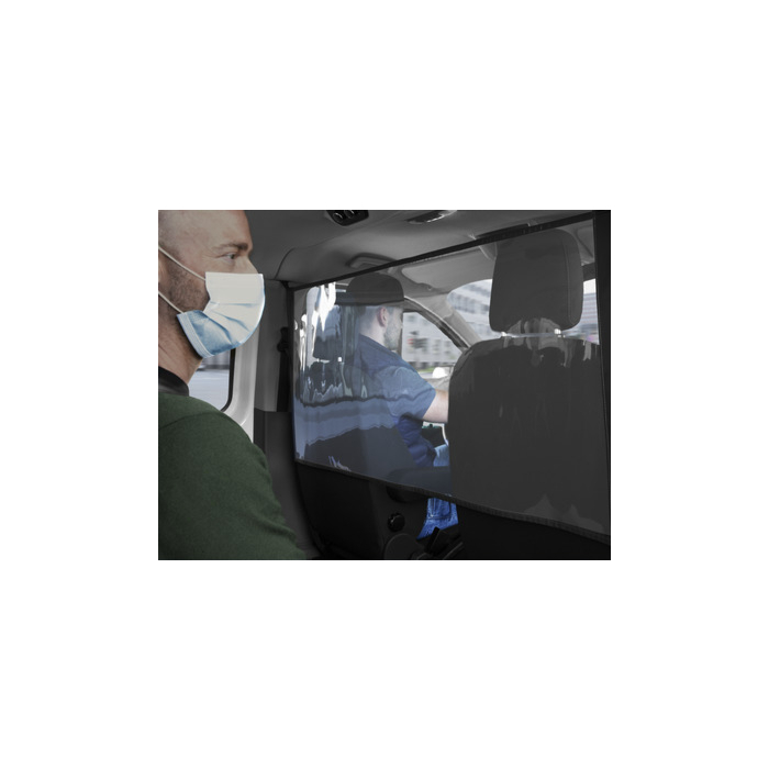 Ford Transit (01/2014 - ..) flexibele scheidingswand beschermingswand, transparant