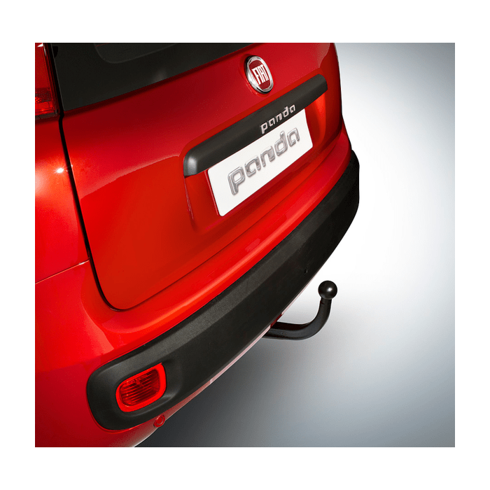 Fiat Panda 2011 - .. / Lancia Ypsilon 2011 - 2017 trekhaak met afneembare kogel + bedrading 7-polig