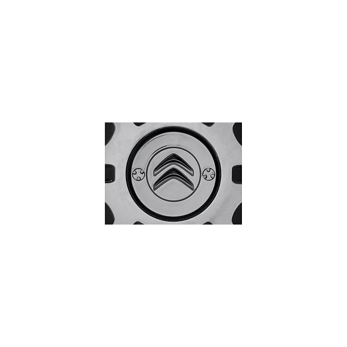 Citroën naafkap met Citroën-logo voor Enjofix-veiligheidswieldop, ?tincelle Grijs