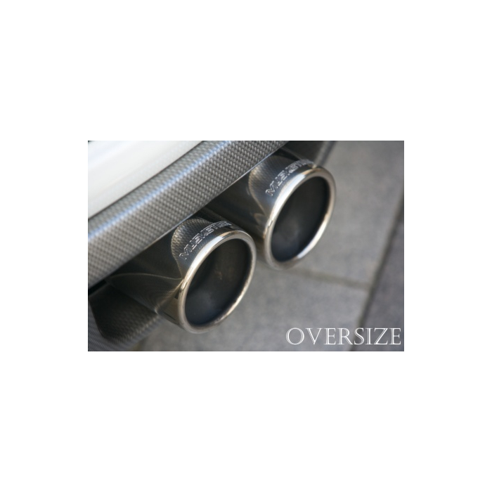 Musketier Citroën DS3 center-sporteinddemper 2xØ101 mm 1,6 VTi120 Oversize