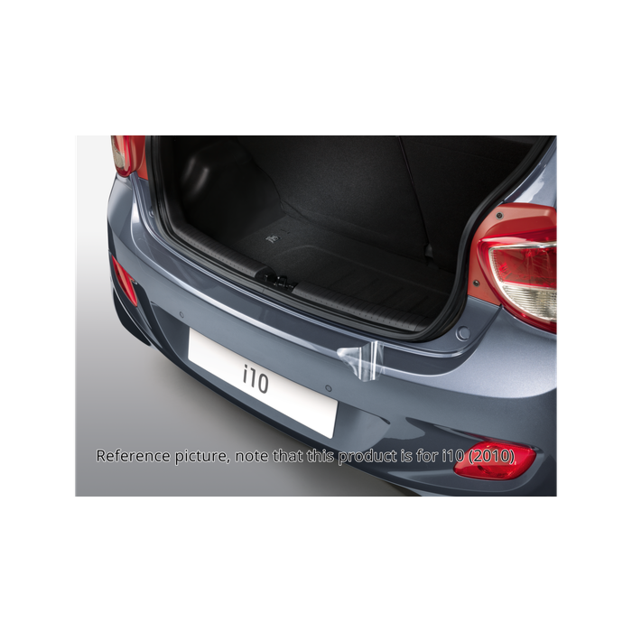 Hyundai i10 (2010 - 2014) achterbumper beschermfolie, transparant