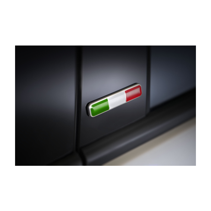 Fiat embleem voor deurstijl Italiaanse vlag