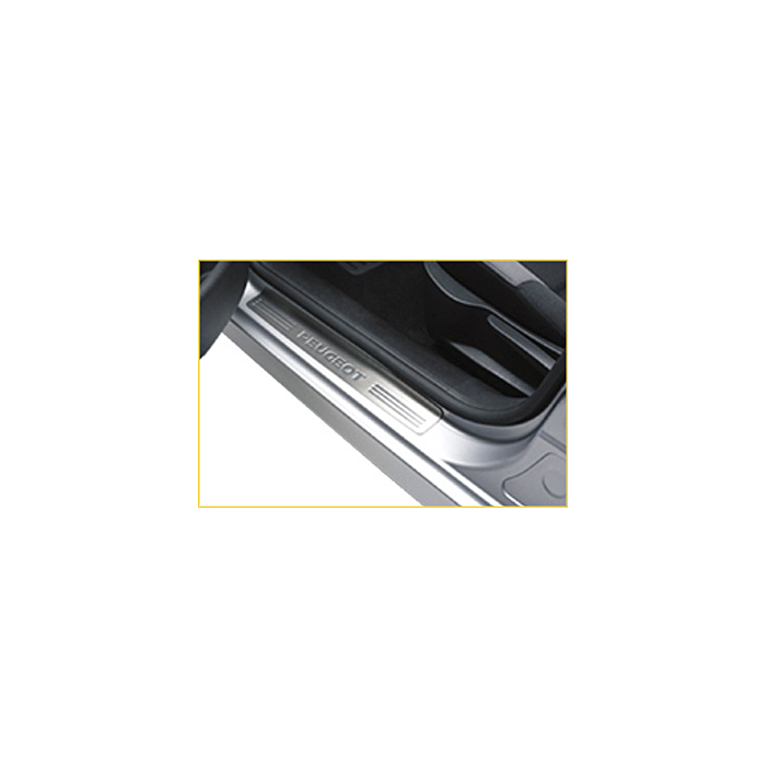 Peugeot 207 scuff plates (stainless steel) 5-drs & SW