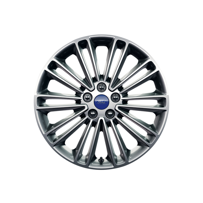 Ford Mondeo (09/2014 - ..) lichtmetalen velg 18" 10x2-spaaks design, zilver
