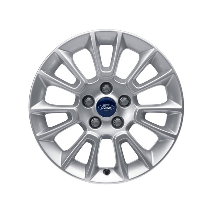 Ford lichtmetalen velg 16" 7x2-spaaks design, Sparkle Silver