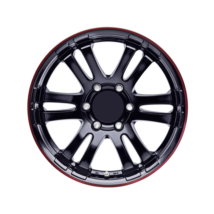 Ford Ranger (2006 - 10/2011) Style-X lichtmetalen velg 18" 6x2-spaaks design, matzwart
