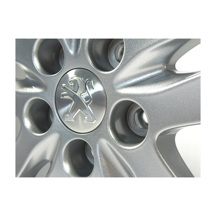 Peugeot naafkap aluminium-look