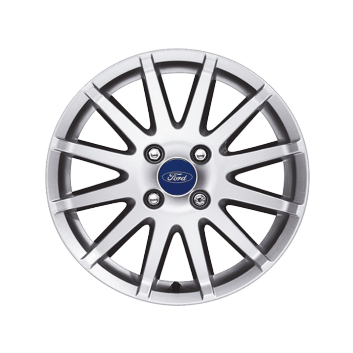 Ford Fusion (2002 - 2012) lichtmetalen velg 16" 12-spaaks design, zilver