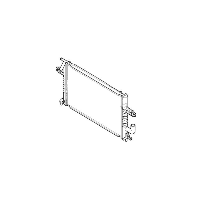 Opel Astra G / Zafira A radiator
