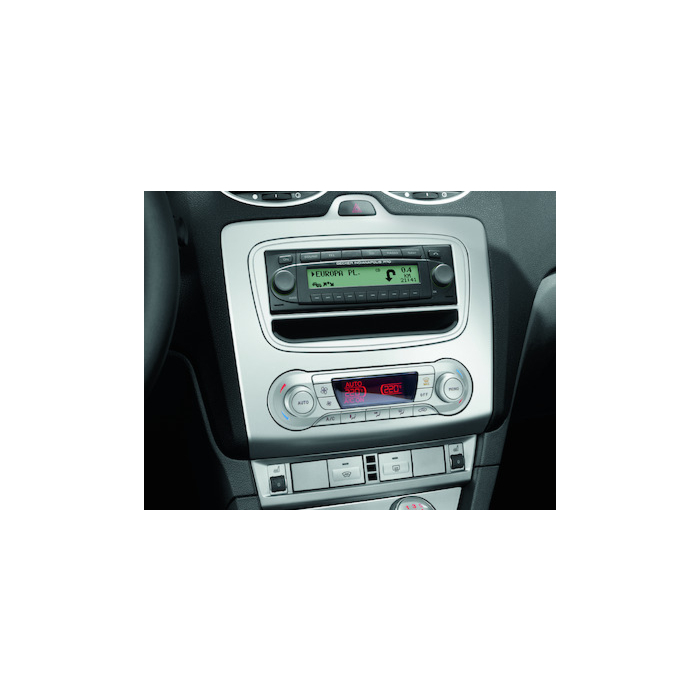 Ford Focus (01/2008 - 12/2010) omlijsting DIN-audio zilver