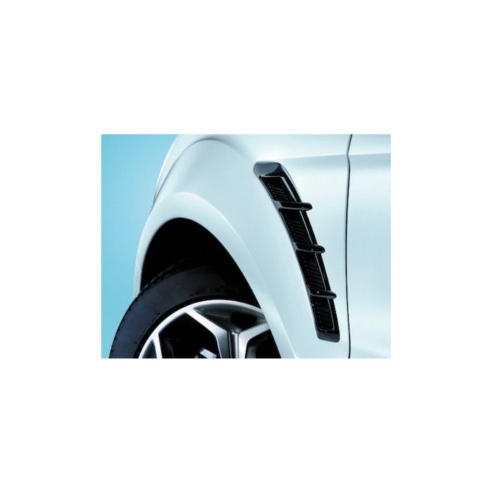Ford S-MAX (03/2010 - 04/2015) grille in voorschermen hoogglans zwart
