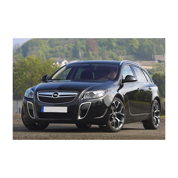 Opel Insignia A OPC voorbumper 2009 - 2013 zonder parkeerhulp en met koplampsproeiers