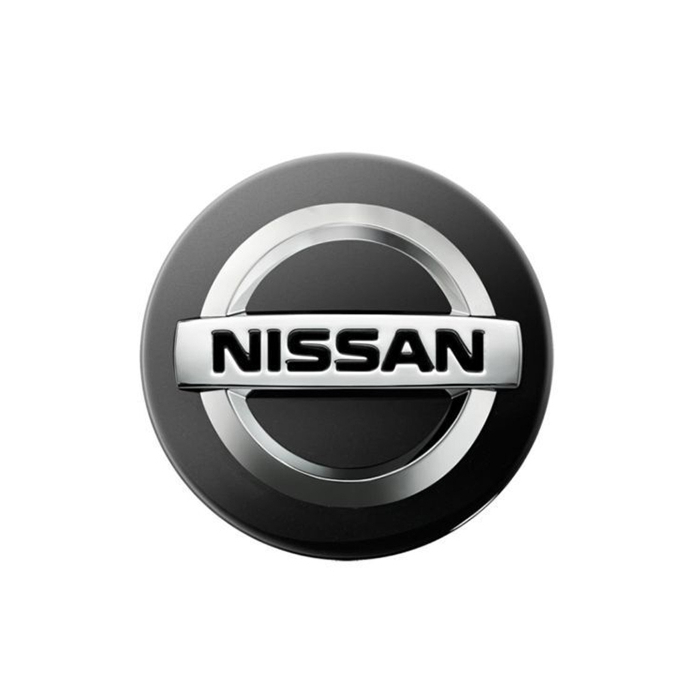 Nissan naafkap zwart 55mm