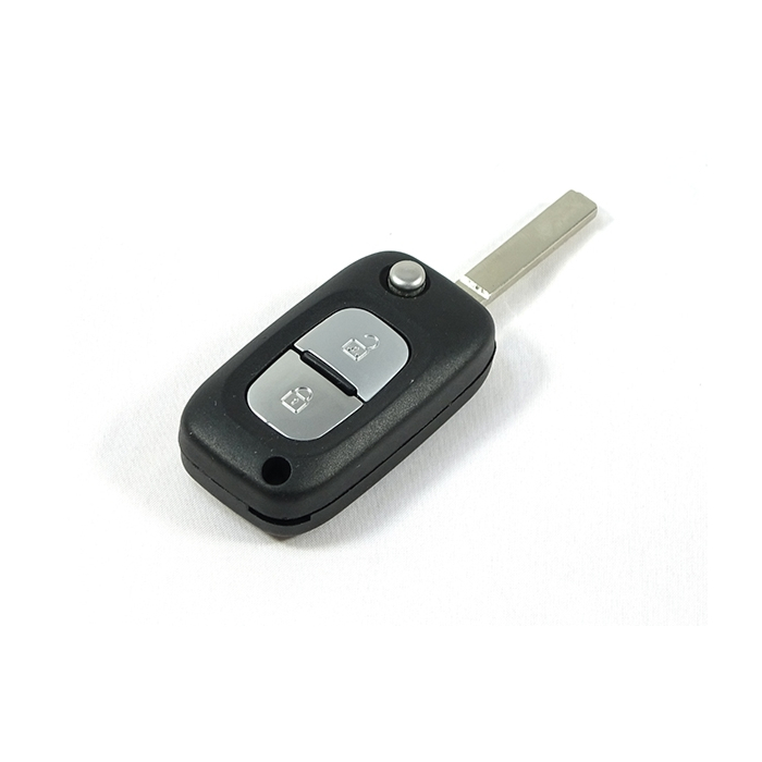 Renault klapsleutelbehuizing met twee knoppen