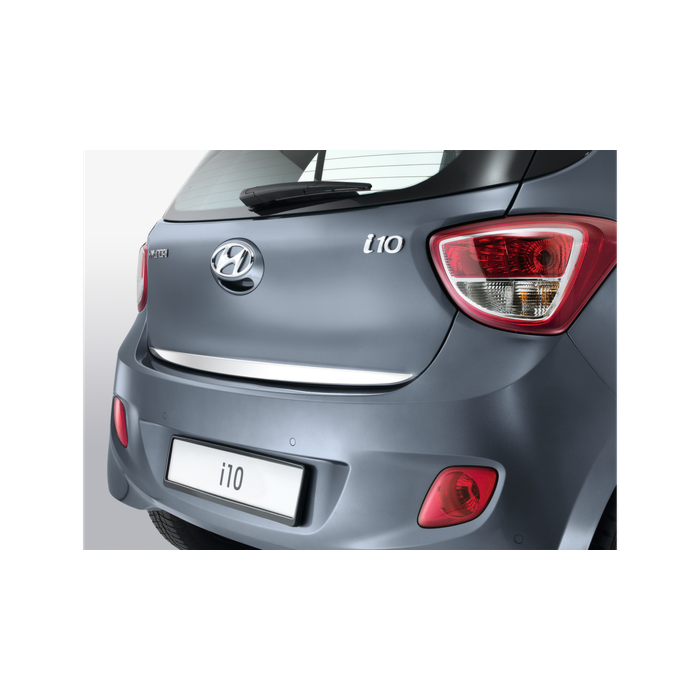Hyundai i10 (2014 - ..) achterklepsierlijst gepolijst rvs
