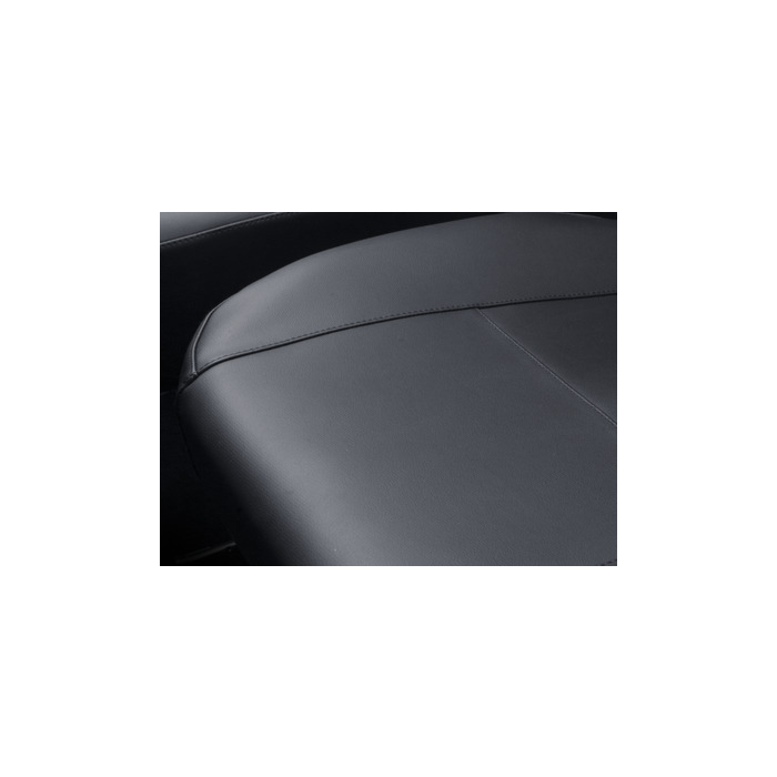 Ford Tourneo / Transit Custom (02/2018 - 09/2023) stoelovertrek premium voor enkele passagiersstoel, zwart kunstleder