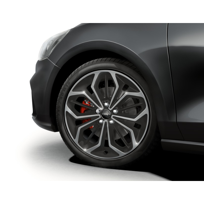 Ford Focus (04/2018 - ..) lichtmetalen velg 18" 5 X 2-spaaks design, Luster Nickel