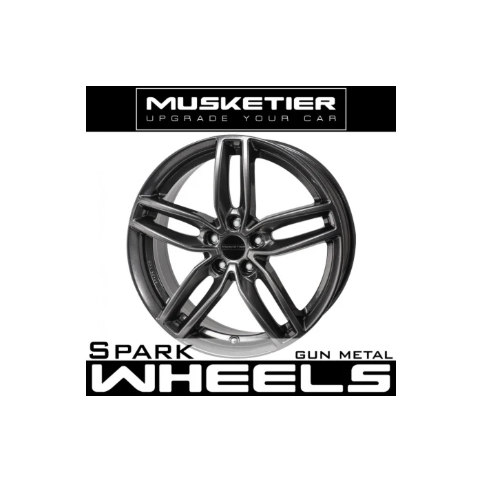 Musketier Citroën C4 Aircross lichtmetalen velg Spark 7,5x17 gun metal