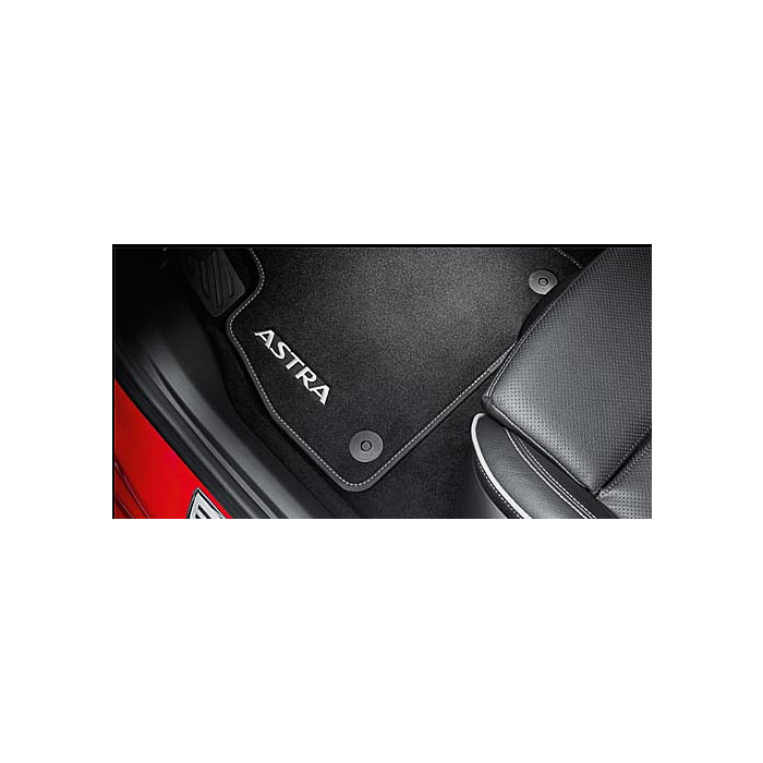 Opel Astra K vloermatten velour zwart