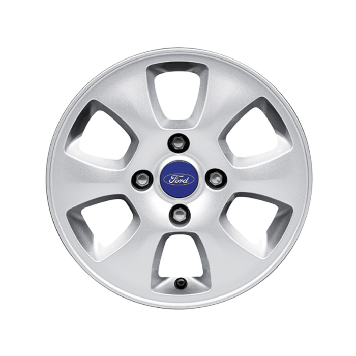 Ford Fiesta (09/2008 - 06/2017) lichtmetalen velg 14" 6-spaaks design, zilver