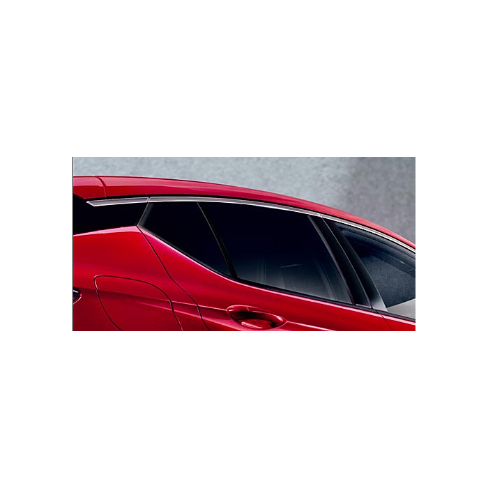 Opel Astra K hatchback zonneschermen achterportieren