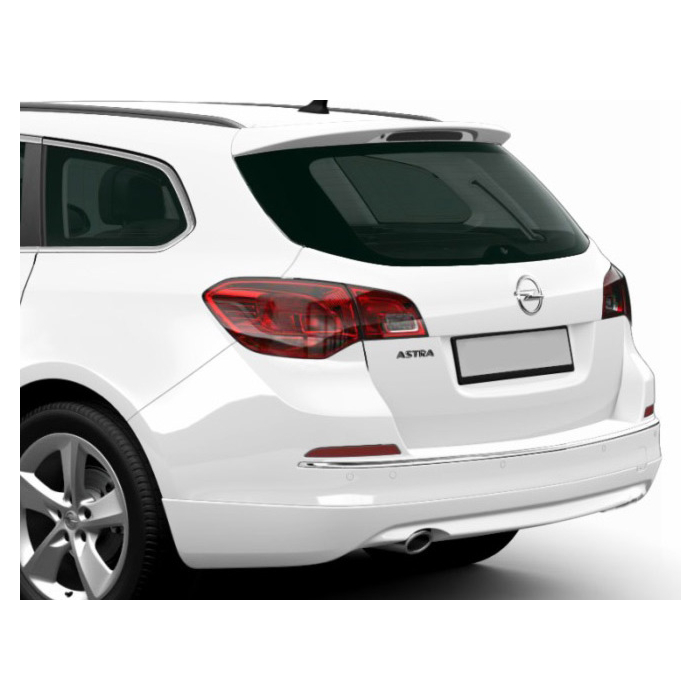 Opel Astra J Sports Tourer OPC-line achterbumperspoiler 2009 - 2012 met verchroomde uitlaat