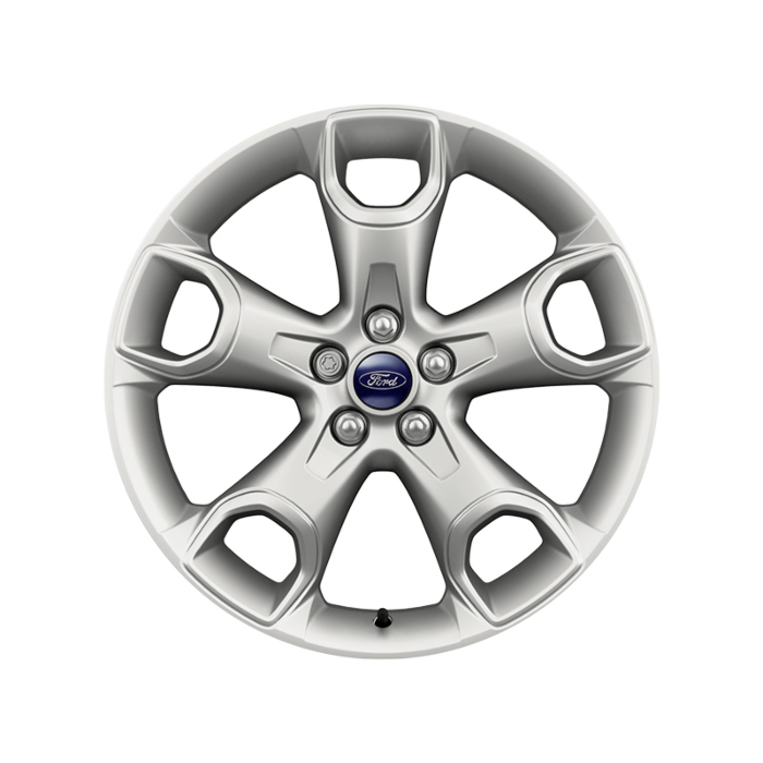 Ford Kuga (11/2012 - 11/2019) lichtmetalen velg 19" 5-spaaks design, sprankelend zilver