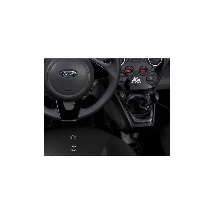 Ford Ka (09/2008 - 05/2016) opbergconsole Pianolak zwart