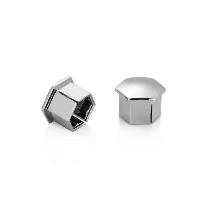 Peugeot doppen voor de velgen bouten chroom diameter 17mm Peugeot doppen voor de velgen bouten chroom diameter 17mm