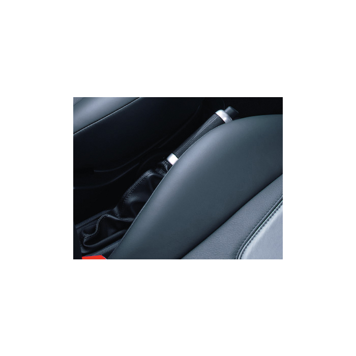 Ford Ka (09/2008 - 05/2016) handremgreep zwart met mat chromen ringen