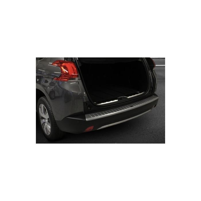 Musketier Peugeot 2008 achterbumperbeschermstrip, aluminium-look