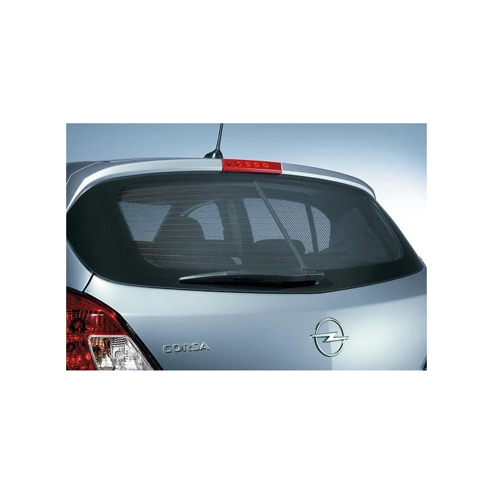 Opel Corsa D 3-drs zonnescherm achterruit Opel Corsa D 3-drs zonnescherm achterruit