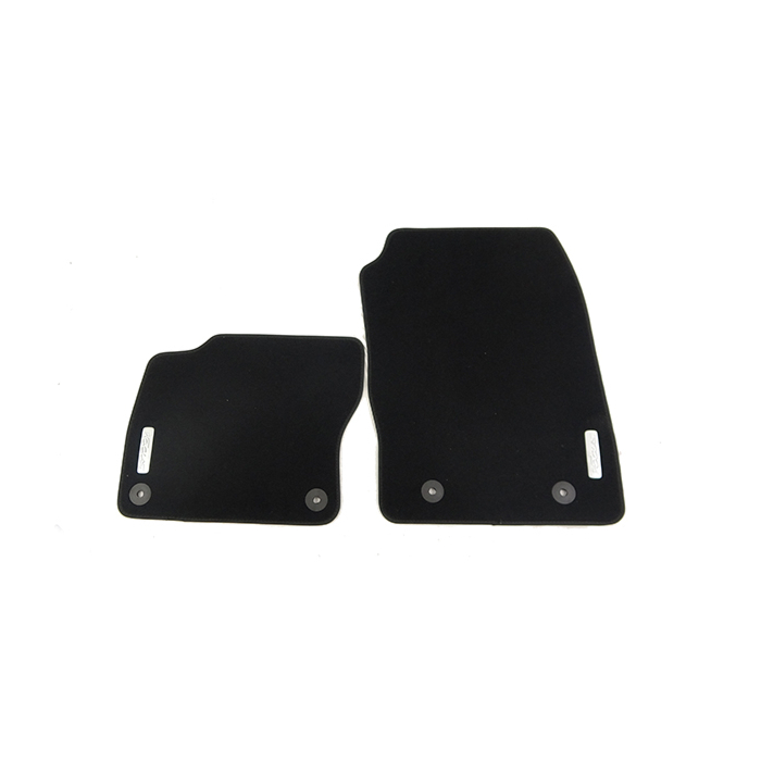 Ford Focus (02/2015 - 03/2018) vloermatten, premium velours voor, zwart