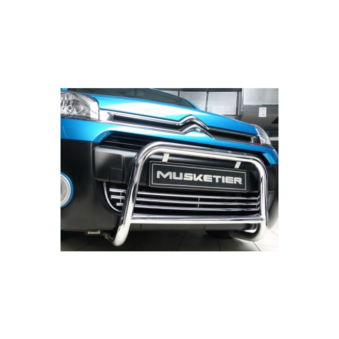 Musketier Citroën Berlingo 3 rvs grille, verchroomd met chromen sierlijsten