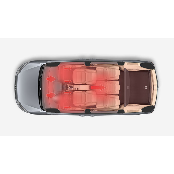 Volkswagen Touran 2010 - 2015 standkachel upgrade (voor voertuigen met Climatronic)