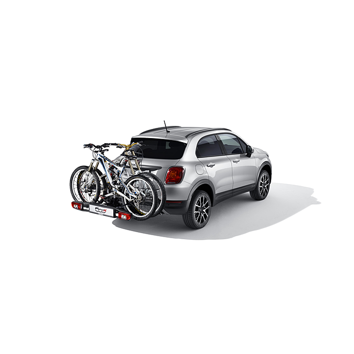 Fiat fietsenrek op de trekhaak