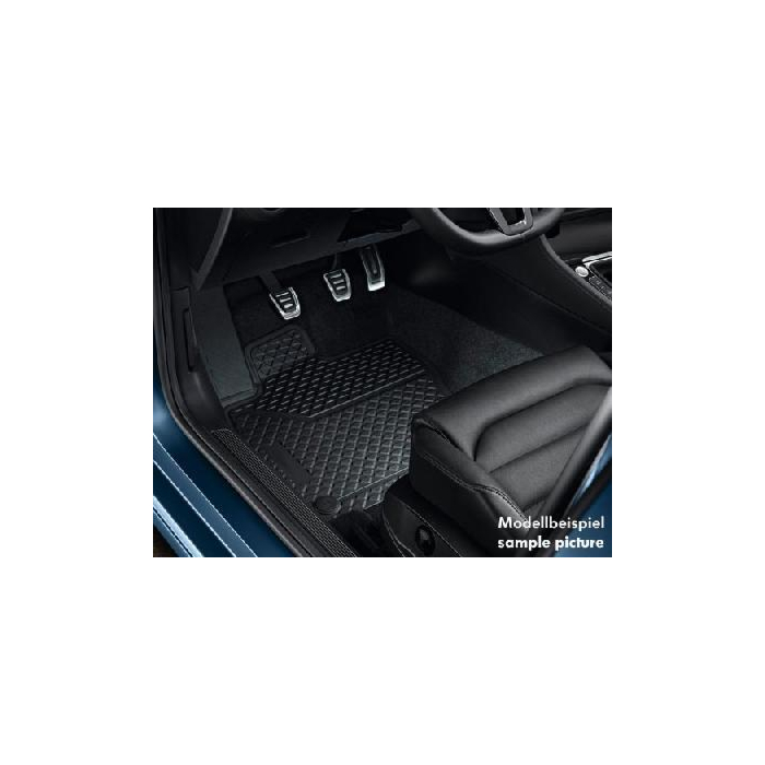 Volkswagen Touran 2003 - 2015 vloermatten achter rubber