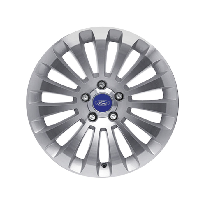 Ford Mondeo (03/2007 - 08/2014) lichtmetalen velg 17" 15-spaaks design, gepolijst zilver