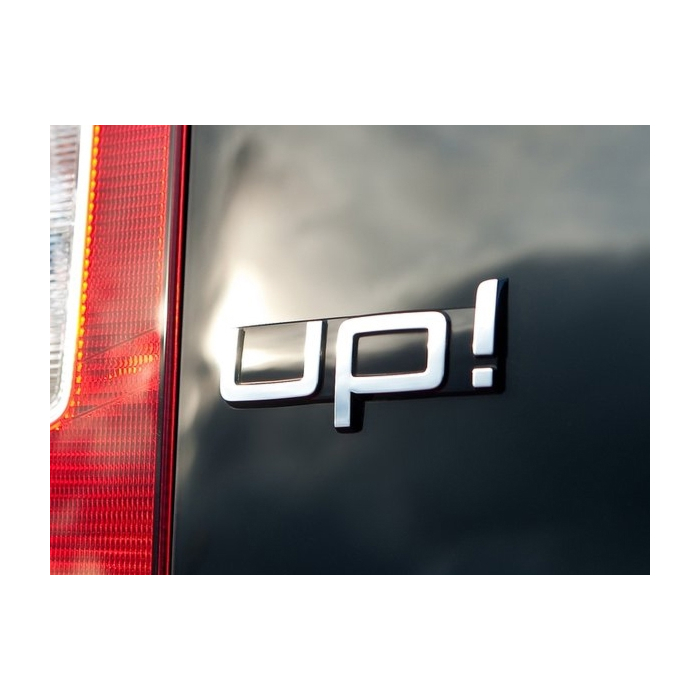 Volkswagen Up! tekst achterklep